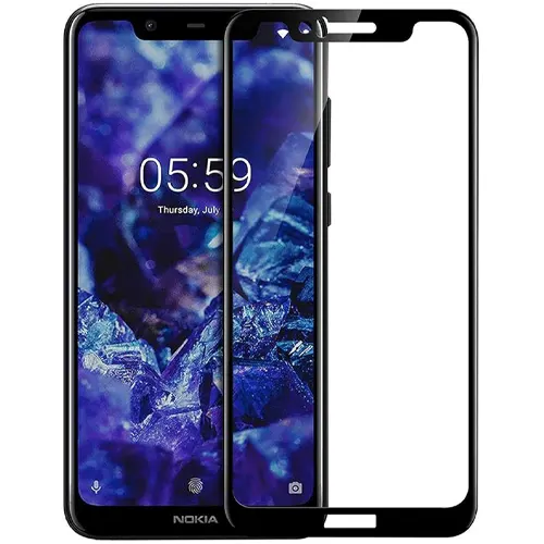 Replacement for NOKIA 5.1PLUS 4D BLACK TEMPERED SCREEN GUARD - Quality Phone Parts in Sri Lanka